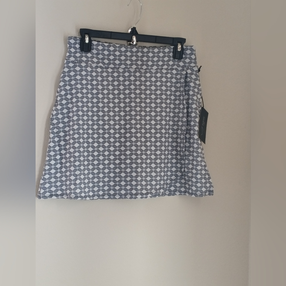 TGW Skort Women Small Black and White Mini Tennis Golf Pickleball Casual Preppy